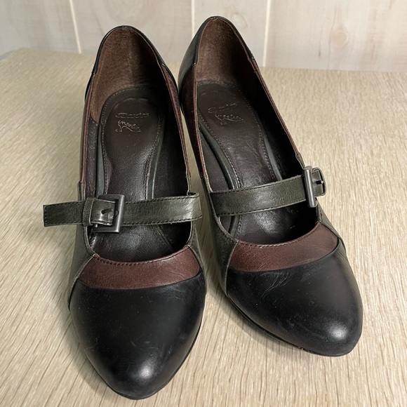 Bata Insolia Multicolored leather heels - Picture 1 of 7